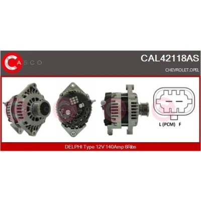 Bilde av CASCO CAL35163AS Dynamo 12V 90A