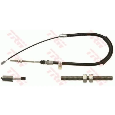 Bilde av Kabel, parkeringsbremse, Bak, Høyre, peugeot 607, 4745 P9