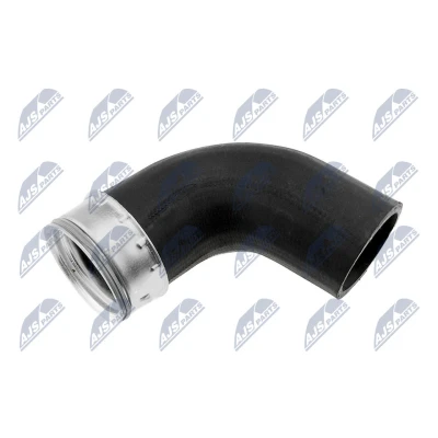 Bilde av NTY GPP VW 017 Ladeluftslange gummi med tekstilforsterker VOLKSWAGEN: Passat B5 GP Stasjonsvogn, AUDI: A4 B6 Avant, Sedan, SKODA: Superb I Sedan