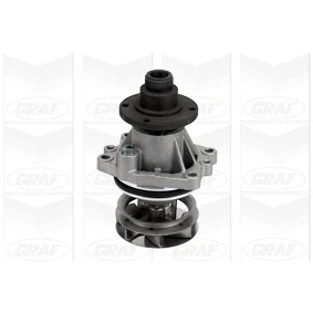 Bilde av GRAF PA502A Vannpumpe med tetningsring mekanisk stålplate for vifteremdrift BMW: 5 Sedan, 3 Touring, LAND ROVER: Range Rover 2