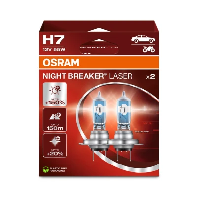 Bilde av Halogenlampe Osram Night Breaker Laser H7 PX26d, Universal