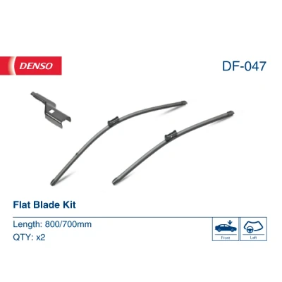 Bilde av Vindusvisker Denso Flat DF 047 Rammeløs PEUGEOT: 5008 I, 3008 OPEL: Zafira C Tourer