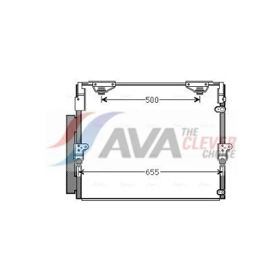 Bilde av Kondensator, klimaanlegg lexus lx, toyota land cruiser 200 OE 8846060400