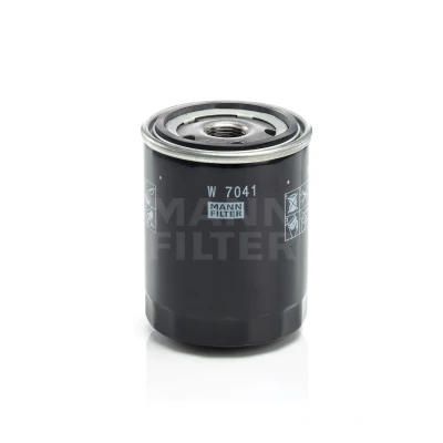 Bilde av MANN FILTER W 7041 Oljefilter 3/4 16 UNF 1B med en retursperreventil Påskruingsfilter NISSAN: Pick Up, TERRANO 2, 200SX, SUBARU: LEONE 2 Station Wagon