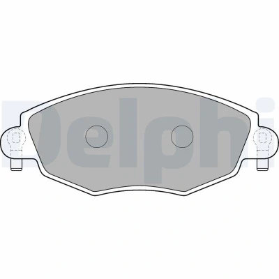 Bilde av DELPHI LP1533 Bremseklosser ikke klargjort for slitasjeindikator med antihyle blikk tilbehør FORD: MONDEO 3 Kombi, 3, Stufenheck