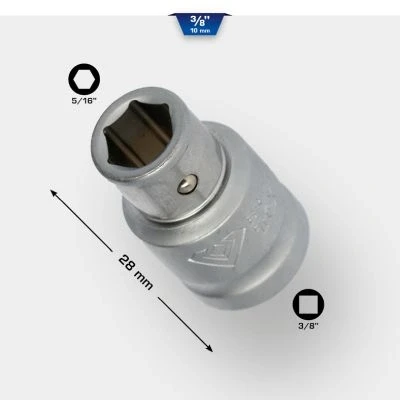 Bilde av KS TOOLS BT021903 Reduksjonsadapter, skralle 10 (3/8&quot;) 28 8mm