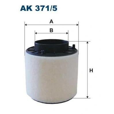 Bilde av FILTRON AK 371/5 Luftfilter 167 174 Filterinnsats AUDI: A5 B8 Coupé, A4 Sedan, Avant