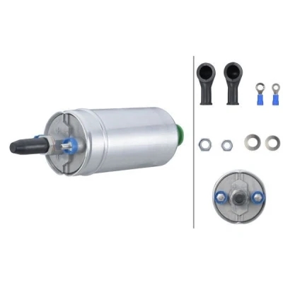 Bilde av HELLA 8TF 358 302 831 Drivstoffpumpe elektrisk uten pakning MERCEDES BENZ: W123 Stasjonsvogn, W124 Sedan, 190, AUDI: 80 B4 Cabriolet