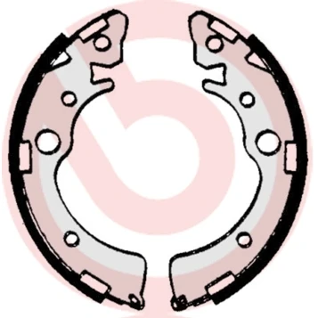 Bilde av BREMBO S 28 509 Bremsesko 180 31