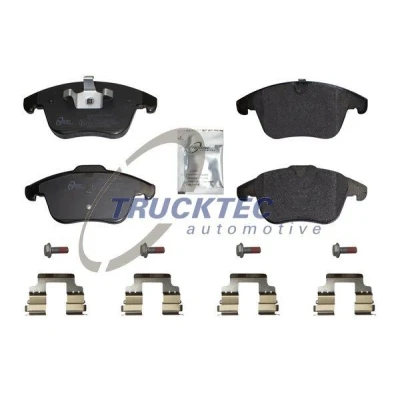 Bilde av TRUCKTEC AUTOMOTIVE 22.35.128 Bremseklosser framaksel ekskl. slitasjevarselkontakt VOLVO: XC70 II Stasjonsvogn, V60 I, V70 3, FORD: MONDEO 4 Turnier