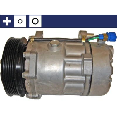 Bilde av MAHLE ORIGINAL ACP 1017 000S Kompressor SD7V16 12 PAG 46 R 134a med tetningsring VOLKSWAGEN: Transporter 4 Bus,