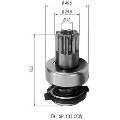 Bilde av MAGNETI MARELLI 940113020183 Lite tannhjul, starter
