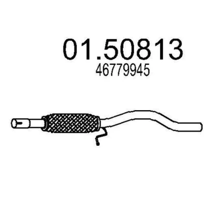 Bilde av MTS 01.50813 Mellomlyddemper 1000