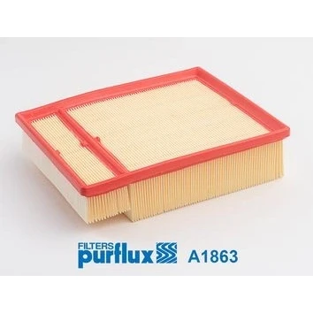 Bilde av PURFLUX A1863 Luftfilter 70 213 267 Filterinnsats AUDI: A4 B7 Avant, B6 Sedan