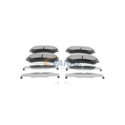 Bilde av VAICO V30 2144 Bremseklosser Q+, original equipment manufacturer quality framaksel med akustisk slitasjevarsel MITSUBISHI: COLT 6, Space Star