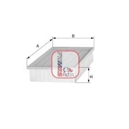 Bilde av SOFIMA S 3298 A Luftfilter 52 237 326 Filterinnsats FIAT: Croma II Stasjonsvogn