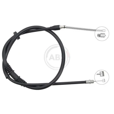 Bilde av A.B.S. K10848 Bremsekabel 1530 Skivebrems MITSUBISHI: Lancer 7