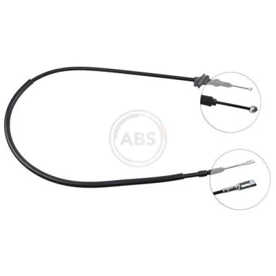 Bilde av A.B.S. K10168 Bremsekabel 1358 Skivebrems for høyre/venstre ratt AUDI: 80 B3, B4 Sedan, Cabriolet