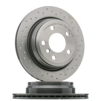 Bilde av BREMBO 09.B338.1X Bremseskiver 300 20 5 perforert / ventilert belagt høy karbon med skruer BMW: 3 Sedan, 4 Gran Coupe, Coupé