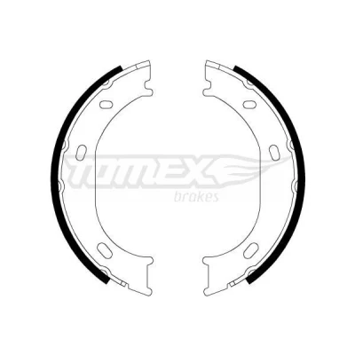 Bilde av TOMEX brakes TX 21 17 Bremsesko bakaksel 160 40 MERCEDES BENZ: Sprinter 2 T Minibuss, 3 Van