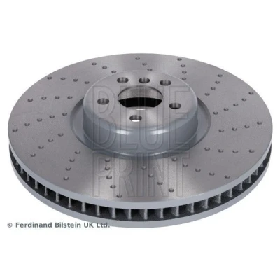 Bilde av BLUE PRINT ADBP430142 Bremseskiver framaksel høyre 395 36 5 112 innvendig ventilert, slisset / perforert belagt høy karbon BMW: Sedan, Touring, 7