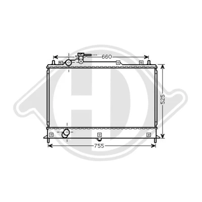 Bilde av DIEDERICHS DCM2282 Radiator 749 450 23 Climate