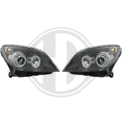 Bilde av Sett hovedfrontlys opel astra h, h gtc, kombi, sedan, skåp / twintop