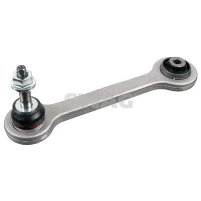 Bilde av SWAG 33 10 2813 Bærebru med tilleggsmateriale lager, støtte / styreledd venstre bakaksel, nede, høyre bakaksel følgearm Aluminium pendelstang