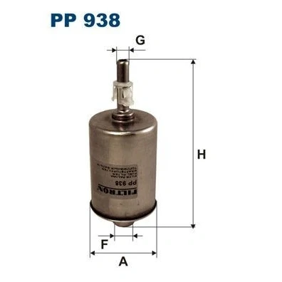 Bilde av FILTRON PP 938 Drivstoffilter ledningsfilter 20 9,5