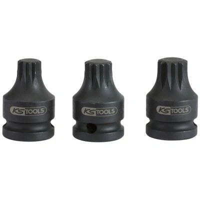 Bilde av KS TOOLS 515.1171 Kraftpipe 45 M14 12,5 (1/2&quot;) utvendig polygonhode, innvendig polygonhode