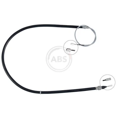 Bilde av A.B.S. K18416 Bremsekabel 1640 Skivebrems for høyre/venstre ratt VOLKSWAGEN: Polo IV Hatchback