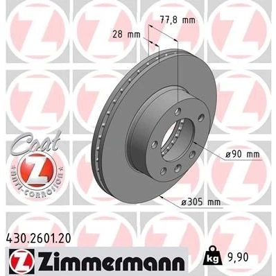 Bilde av Bremseskive, Framaksel, nissan,opel,renault,vauxhall, 4 403 038, 40206 00QAD, 7700 314 064, 9111038