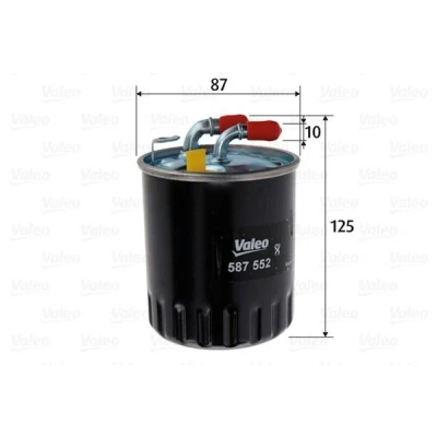 Bilde av VALEO 587552 Drivstoffilter ledningsfilter 10 MERCEDES BENZ: E Klasse T modell, C Sedan