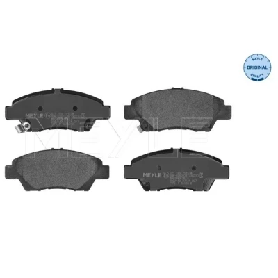 Bilde av MEYLE 025 249 7915/W Bremseklosser ORIGINAL Quality framaksel med akustisk slitasjevarsel antihyle blikk HONDA: Jazz 3, Insight II Hatchback, CR Z