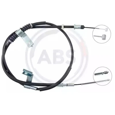 Bilde av Kabel, parkeringsbremse, Høyre bak, chevrolet epica, evanda, daewoo magnus, tosca, 96388692
