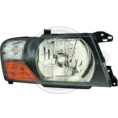 Bilde av DIEDERICHS 5844882 Frontlykter høyre H4 svart MITSUBISHI: PAJERO 3
