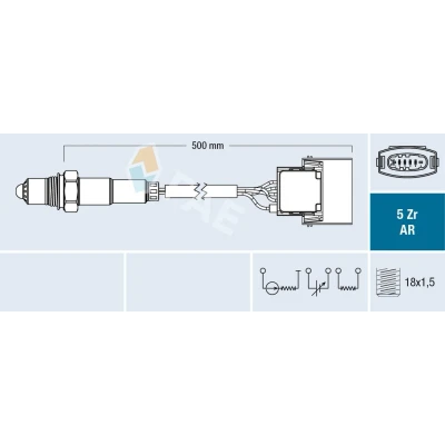 Bilde av FAE 75015 Lambdasonde OPEL: Vectra C Caravan, CC