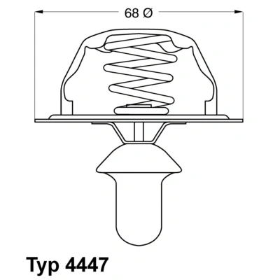 Bilde av WAHLER 4447.85D Termostat 85 med tetning