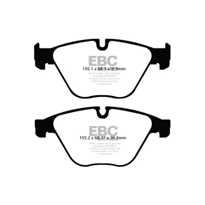 Bilde av EBC Brakes DP42103R Bremseklosser framaksel BMW: 5 Touring, Sedan