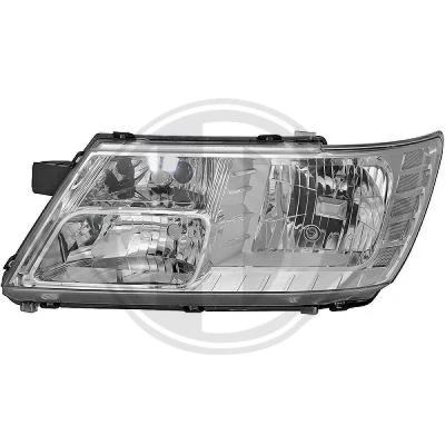 Bilde av DIEDERICHS 3570081 Frontlykter venstre H11/HB3 med elektromotor
