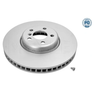 Bilde av MEYLE 383 521 1009/PD Bremseskiver framaksel venstre 348 36 5 112 todelt bremseskive, ventilert Sink lamell belagt høy karbon med skruer