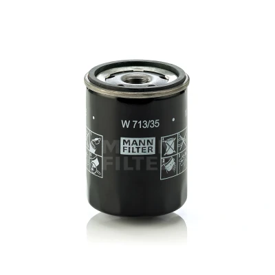 Bilde av MANN FILTER W 713/35 Oljefilter M 20 X 1.5 Påskruingsfilter MITSUBISHI: COLT 6, SMART: Forfour I