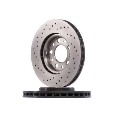 Bilde av BREMBO XTRA LINE 09.A721.1X Bremseskiver 281 26 5 perforert / ventilert belagt høy karbon ALFA ROMEO: Giulietta Hatchback, JEEP: Renegade SUV