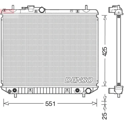 Bilde av DENSO DRM35005 Radiator 425 581 25