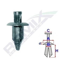 Bilde av Feste klips sett ROMIX B22085 LEXUS, SUZUKI, TOYOTA