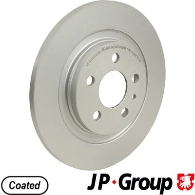 Bilde av JP GROUP 4163200300 Bremseskiver bakaksel 272 12 5 fullt ut belagt PEUGEOT: 807, CITROËN: C8