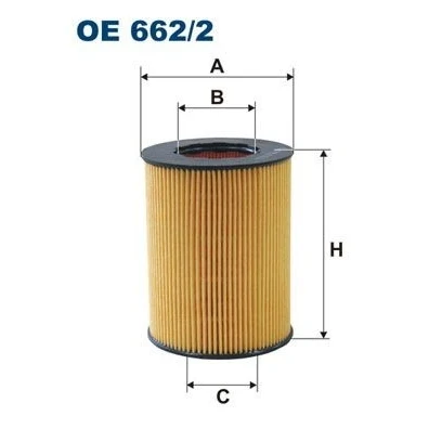 Bilde av FILTRON OE 662/2 Oljefilter Filterinnsats VOLVO: V70 3, XC70 II Stasjonsvogn, V60 I, LAND ROVER: Freelander 2 SUV