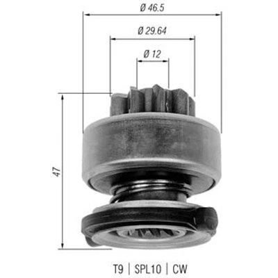 Bilde av MAGNETI MARELLI 940113020335 Lite tannhjul, starter