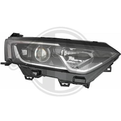Bilde av DIEDERICHS 4445280 Frontlykter høyre LED, H7/H7 med motor for høydejustering hovedlys