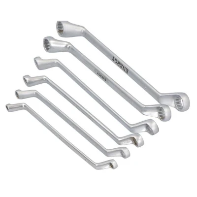 Bilde av ENERGY NE01001SK6 Dobbelthodet ringnøkkelsett 6x7, 8x9, 10x11, 12x13, 14x15, 16x17 mm 6 Krom vanadium stål